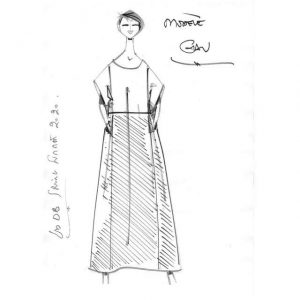 Robe trapèze en lin | Made in France | Dou Bochi | Gau