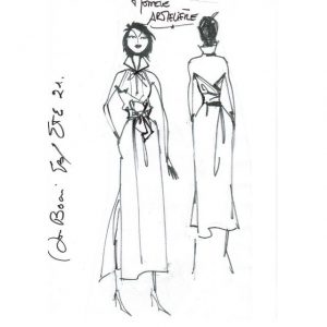 Robe dos nu en lin | Made in France | Dou Bochi | Armeliere