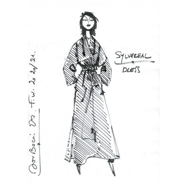 Robe portefeuille|Made in France|Dou Bochi|Sylvereal