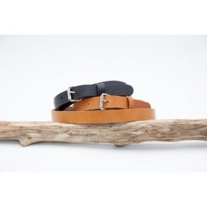 Ceinture Cuir|Black|Made in France|Atelier Vaccares vs Dou Bochi