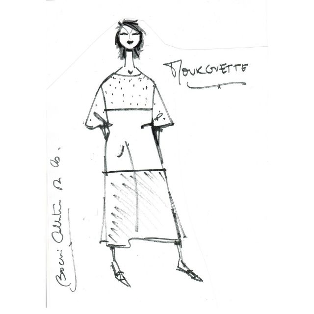 |Mourguette|Robe T-Shirt en lin|Made in France|Dou Bochi|